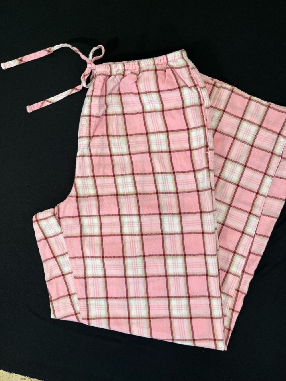 Tullibee & Wild Fable "P.J. Set of sweatshirt in ditsy, cozy check flannel pants - Picture 11 of 16